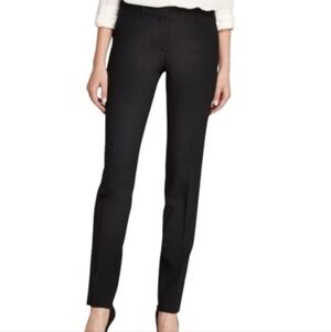 Theory Yanette Tailor Black Wool Pants